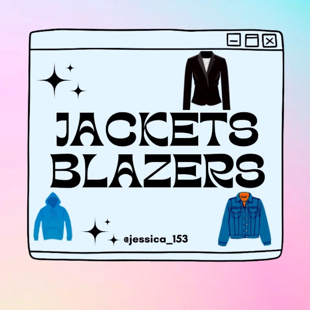 JACKETS/BLAZERS: hoodies, pullovers, blazers, cardigans